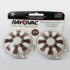 Rayovac Pro Line Advanced Batteries Size 312