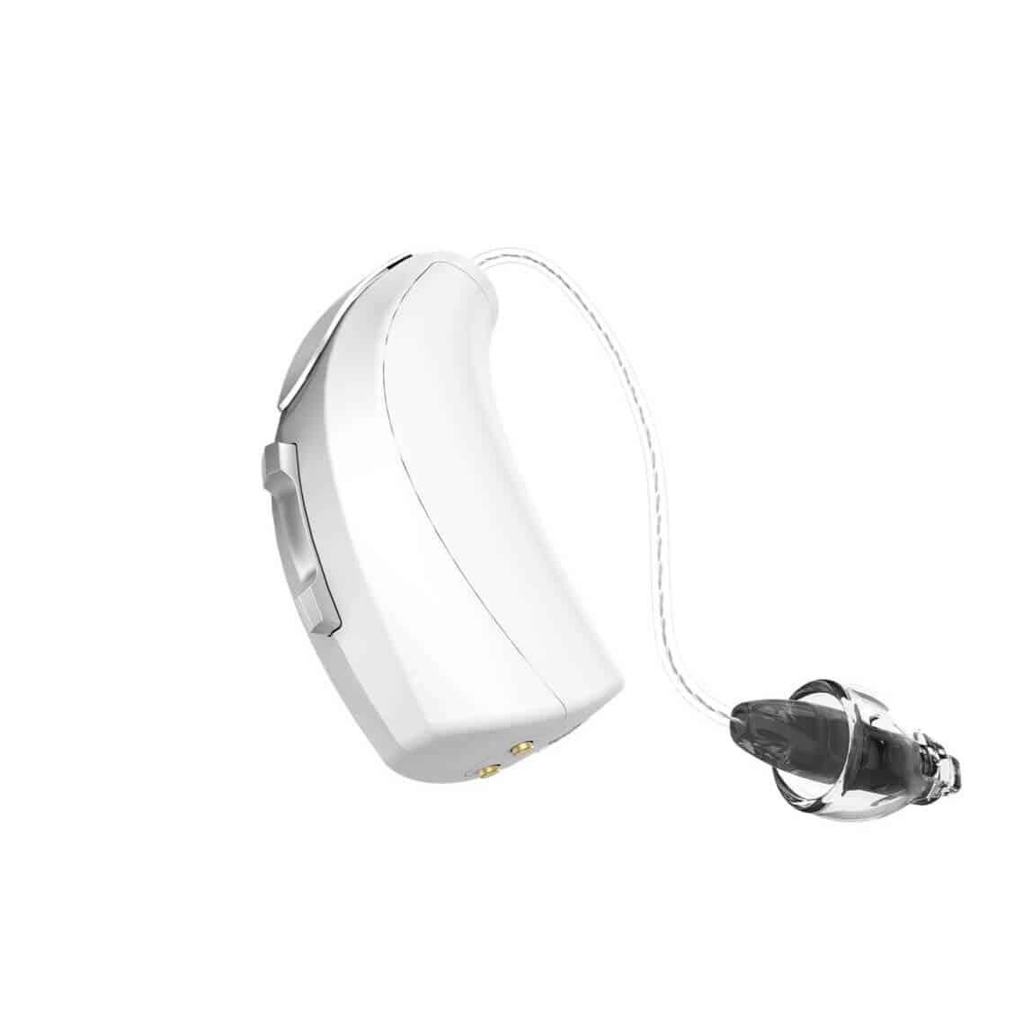 White Hearing Aid Device
