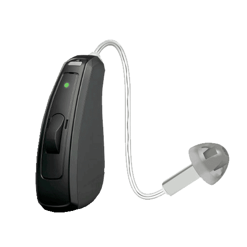 Black Hearing Aid