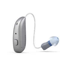 Grey Resound hearing aid