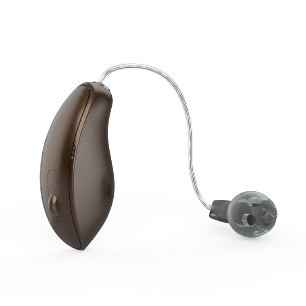 Black Starkey hearing aid